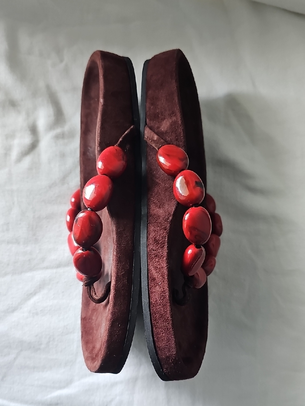 Staud Andre Slide Beaded Thong - Picture 6 of 8